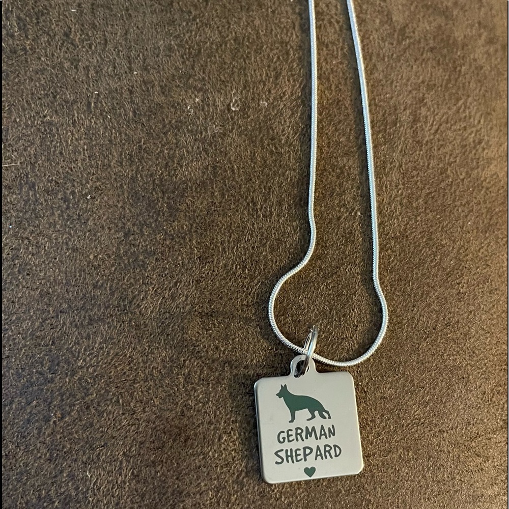 German Shepard necklace